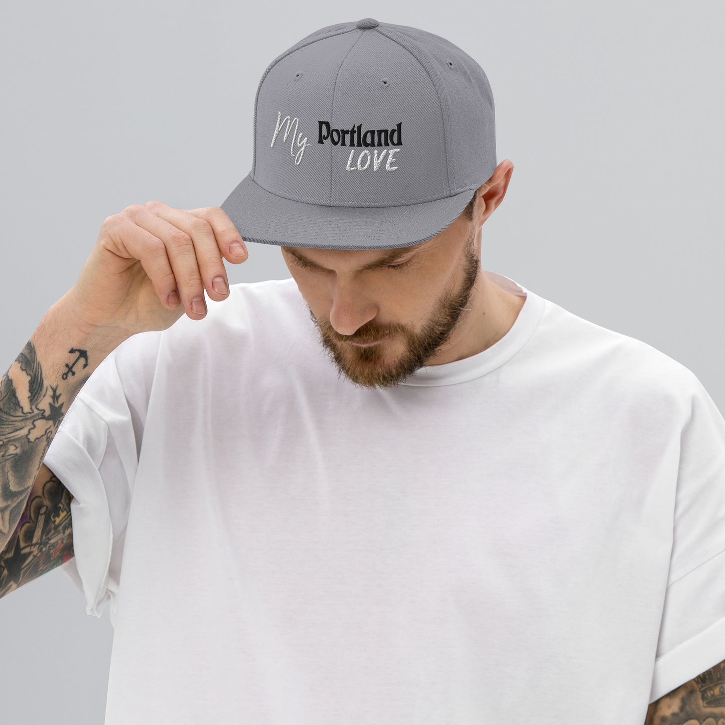 My Portland Love Snapback Hat image 19