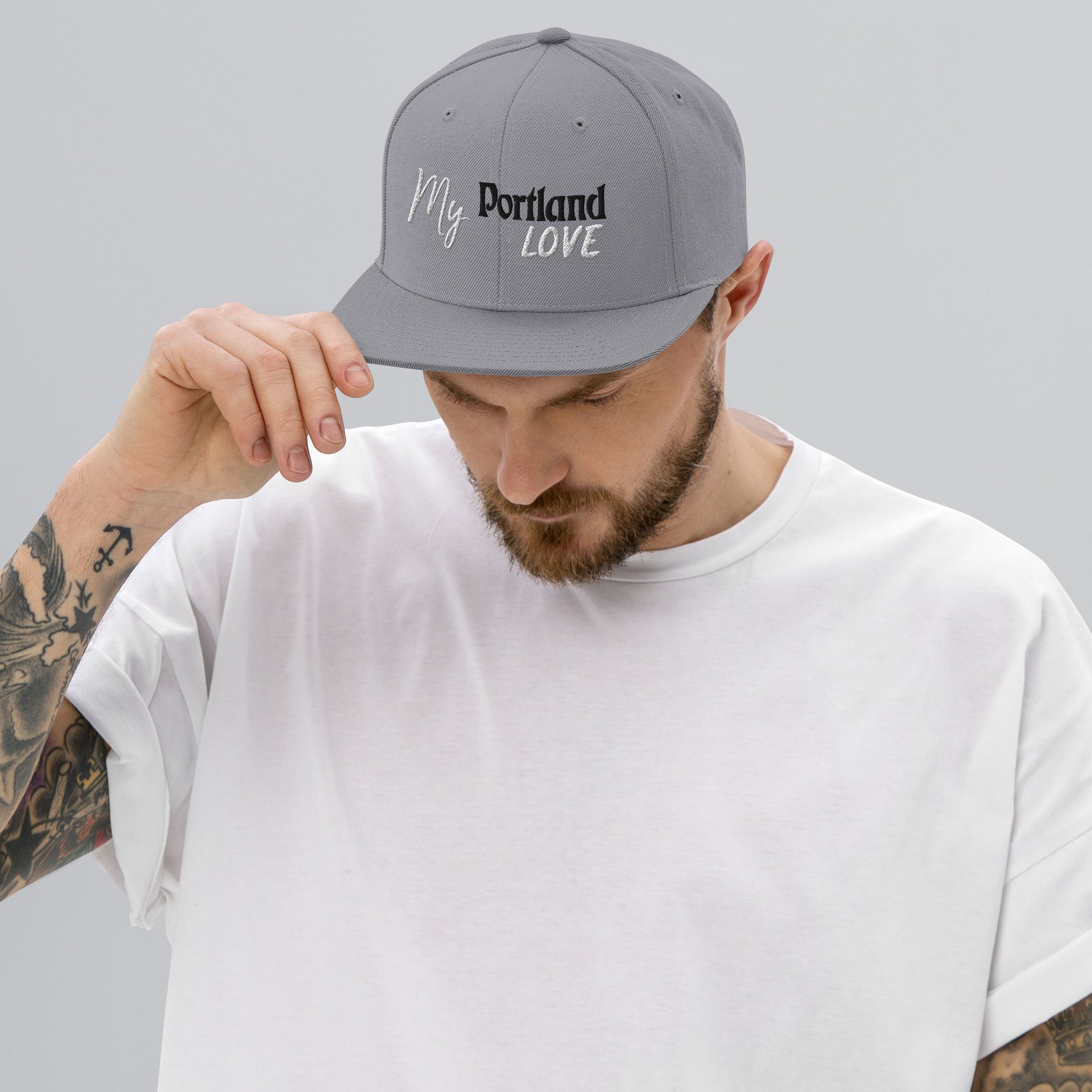 My Portland Love Snapback Hat image 19