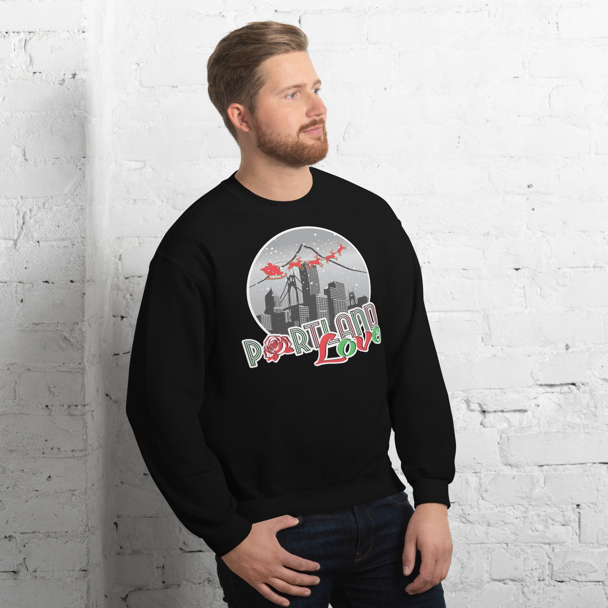 Port-Man Christmas Unisex Sweatshirt image 7