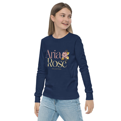 Aria Rose Gold Youth Long Sleeve Tee image 10