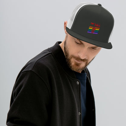 Portland Love Rainbow Trucker Cap image 8
