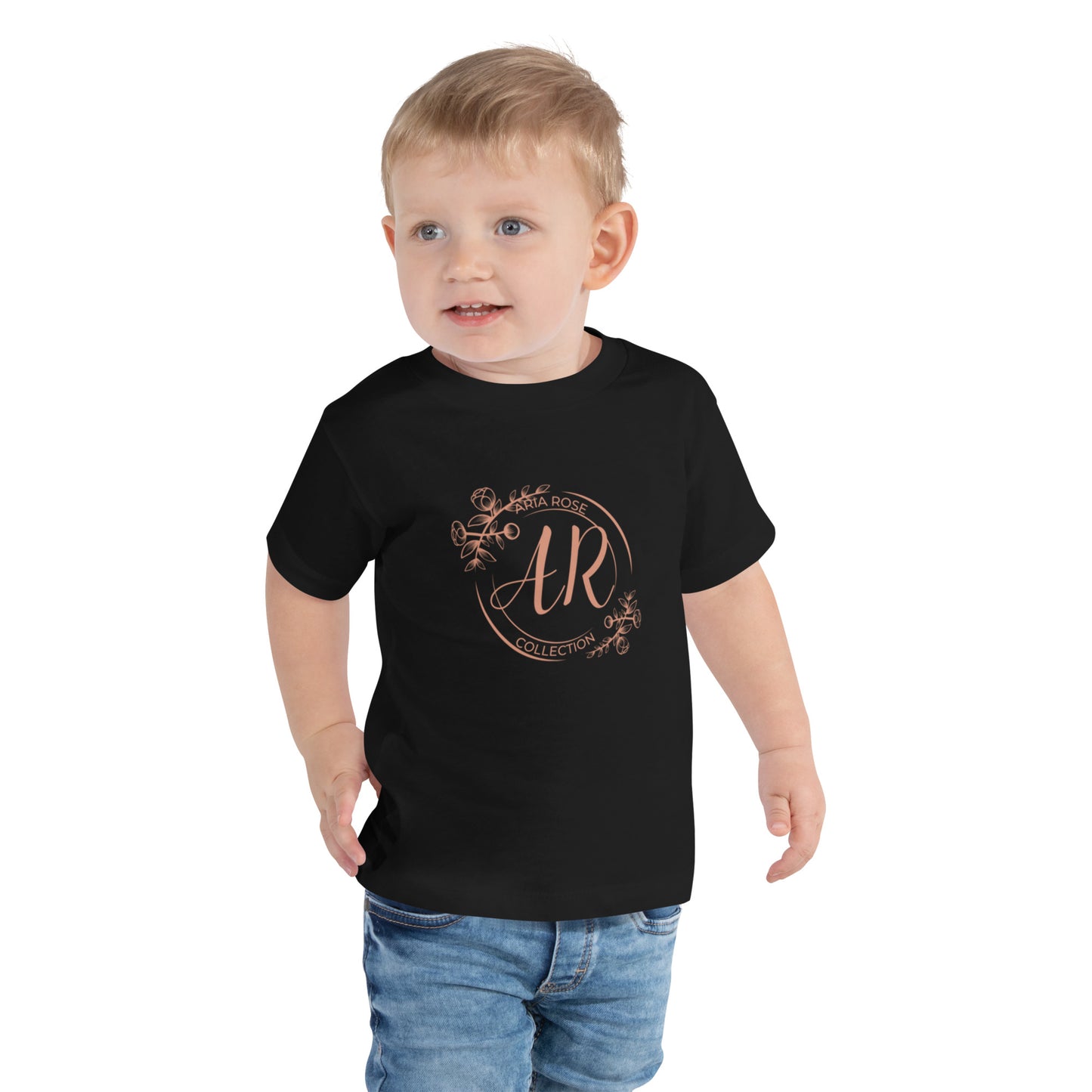 Aria Rose Gold Toddler Short Sleeve Tee image 1