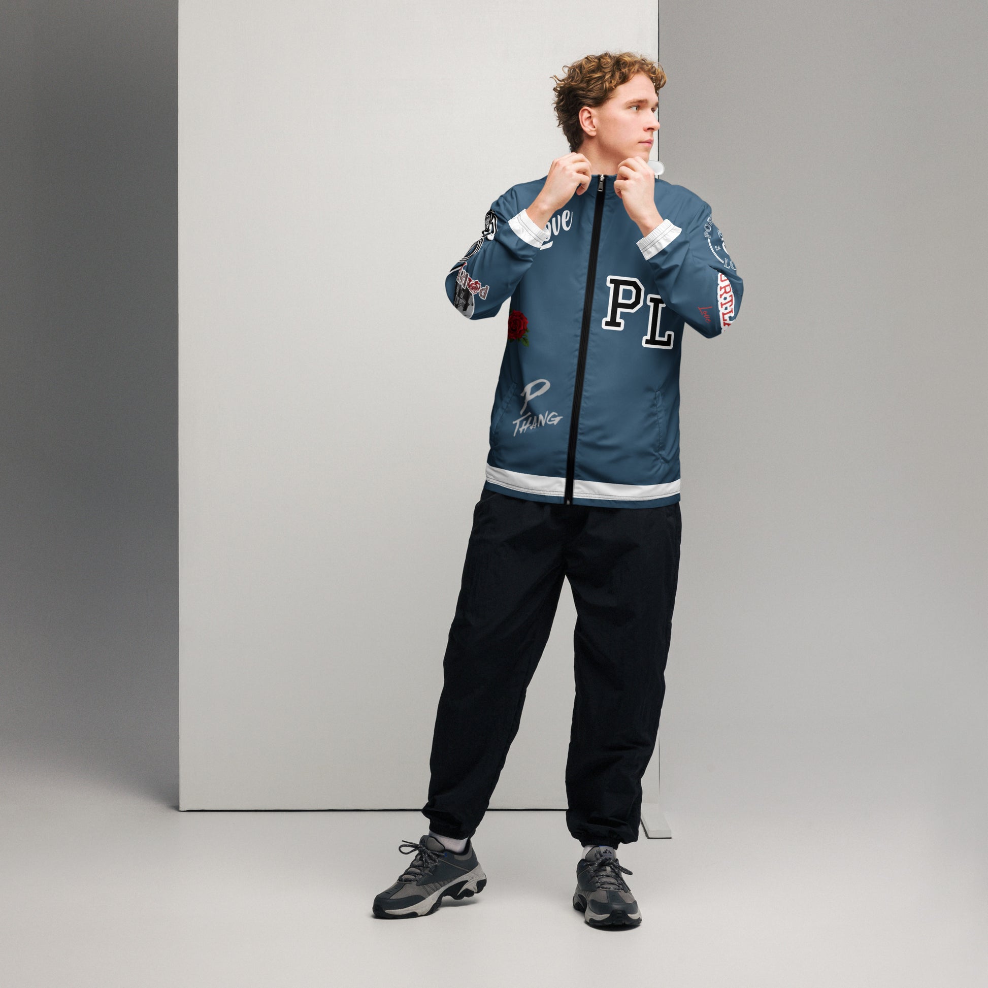 Portland Love Logos Arapawa Men’s Windbreaker image 0