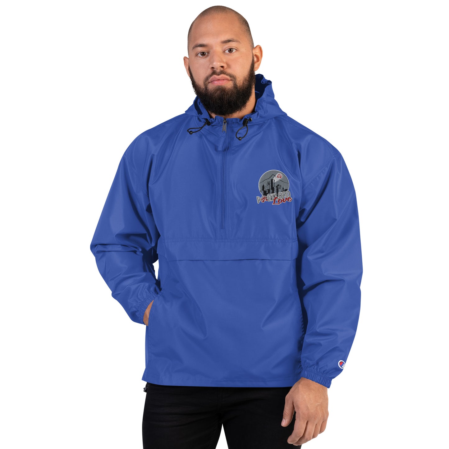 Port-Man Embroidered Champion Packable Jacket image 7