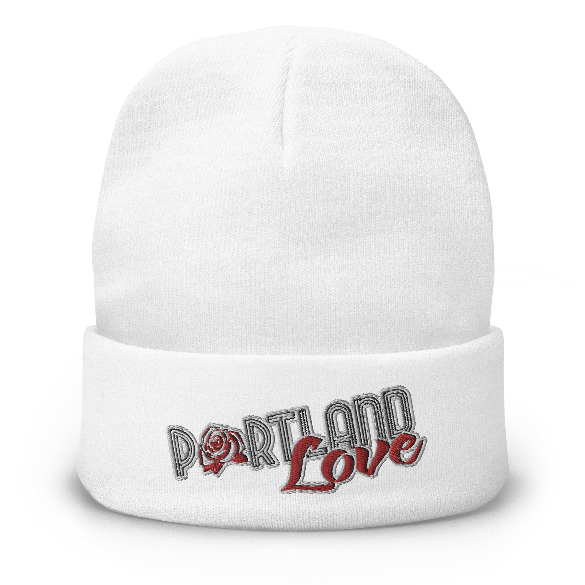 Original Portland Love Embroidered Beanie image 6