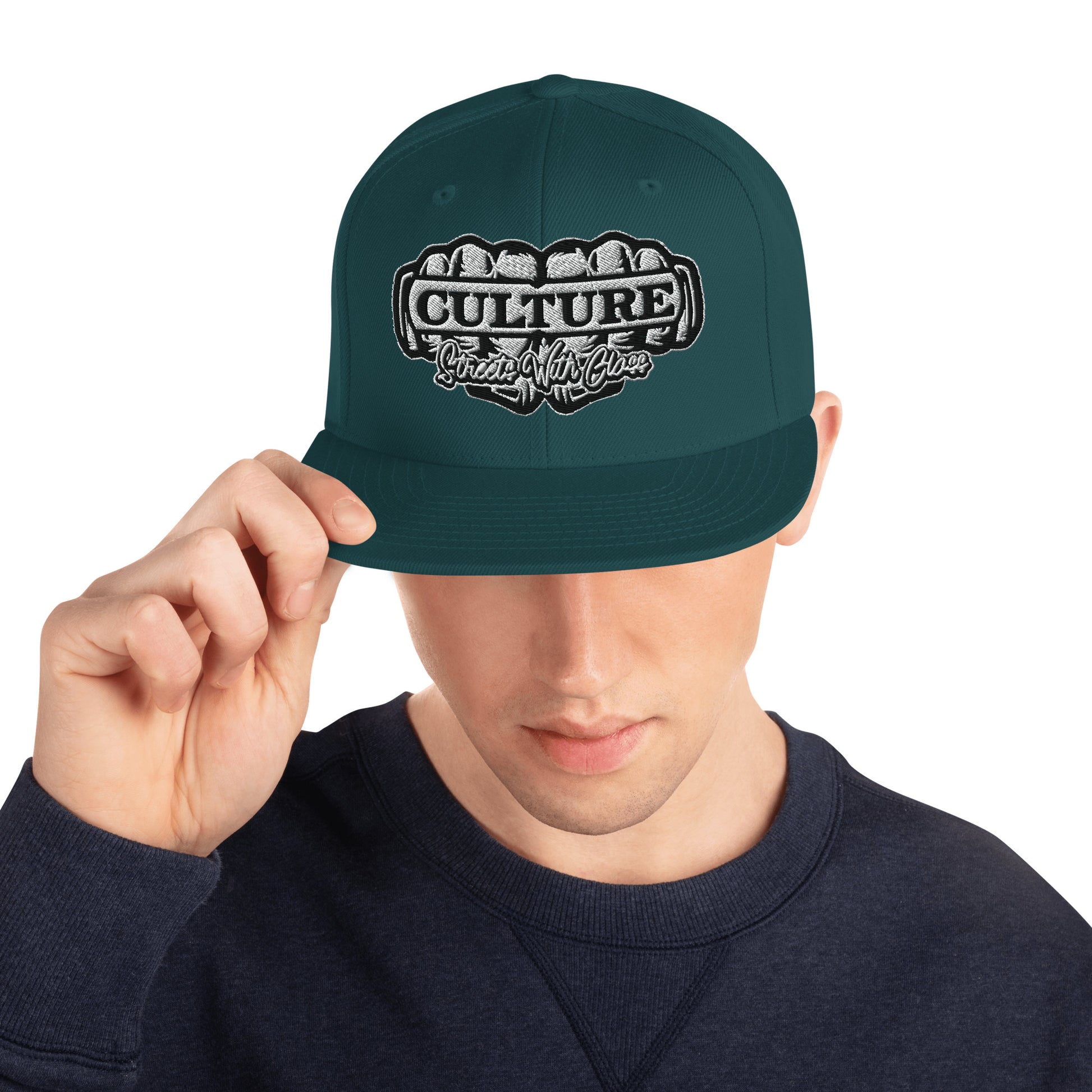 Culture Street Silver Snapback Hat image 36