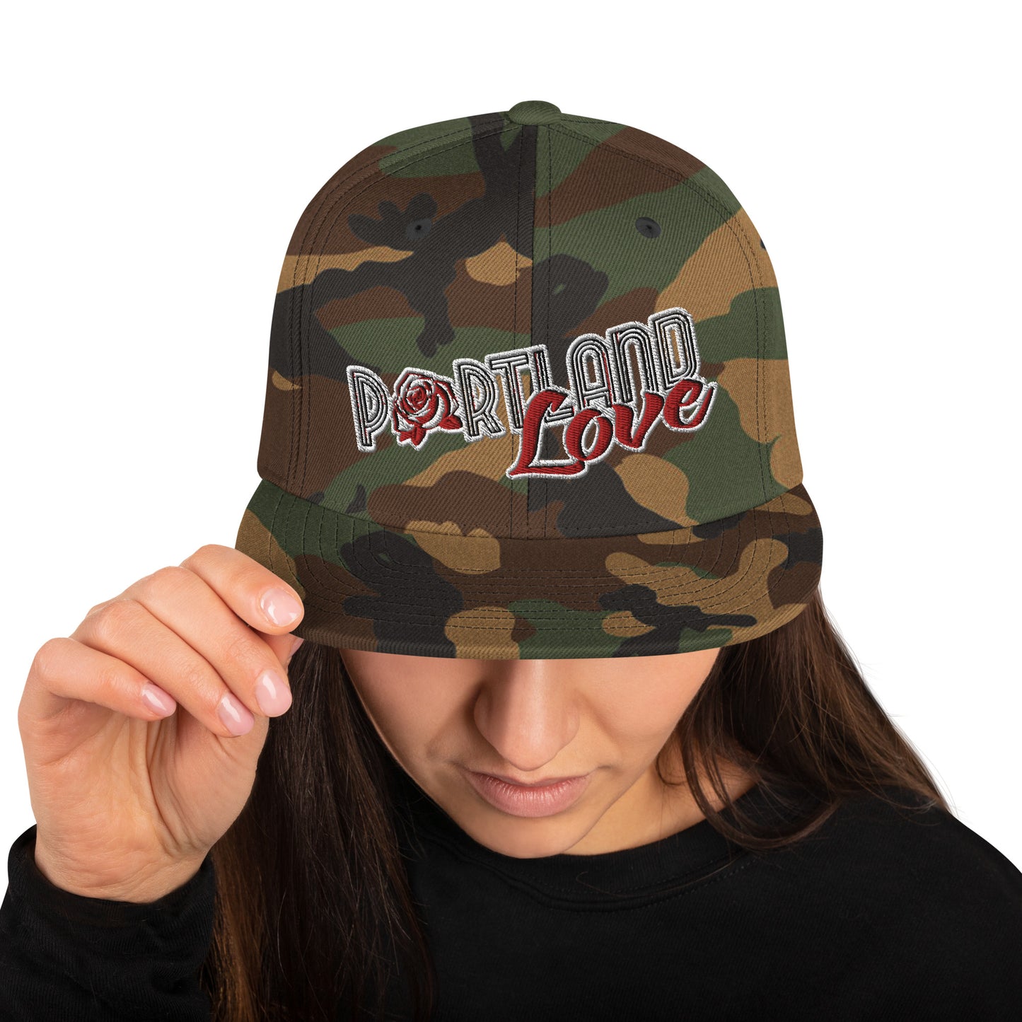 Portland Love Original Embroidered Classic Snapback Hat image 43