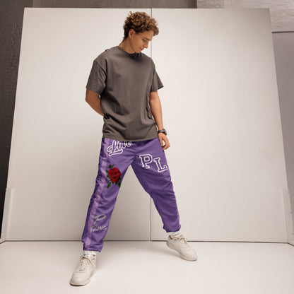 Portland Love Logos Purple Unisex Track Pants image 5