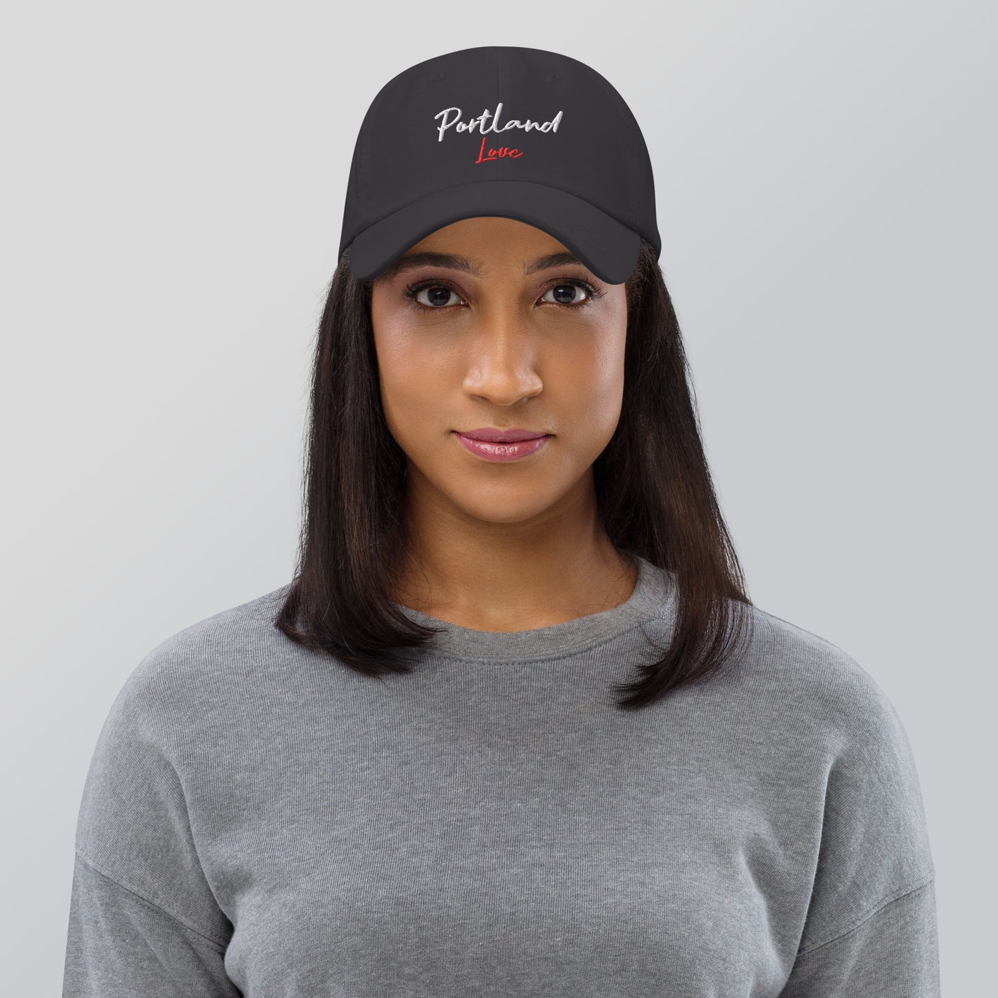Portland Love Black Marble Dad Hat image 9