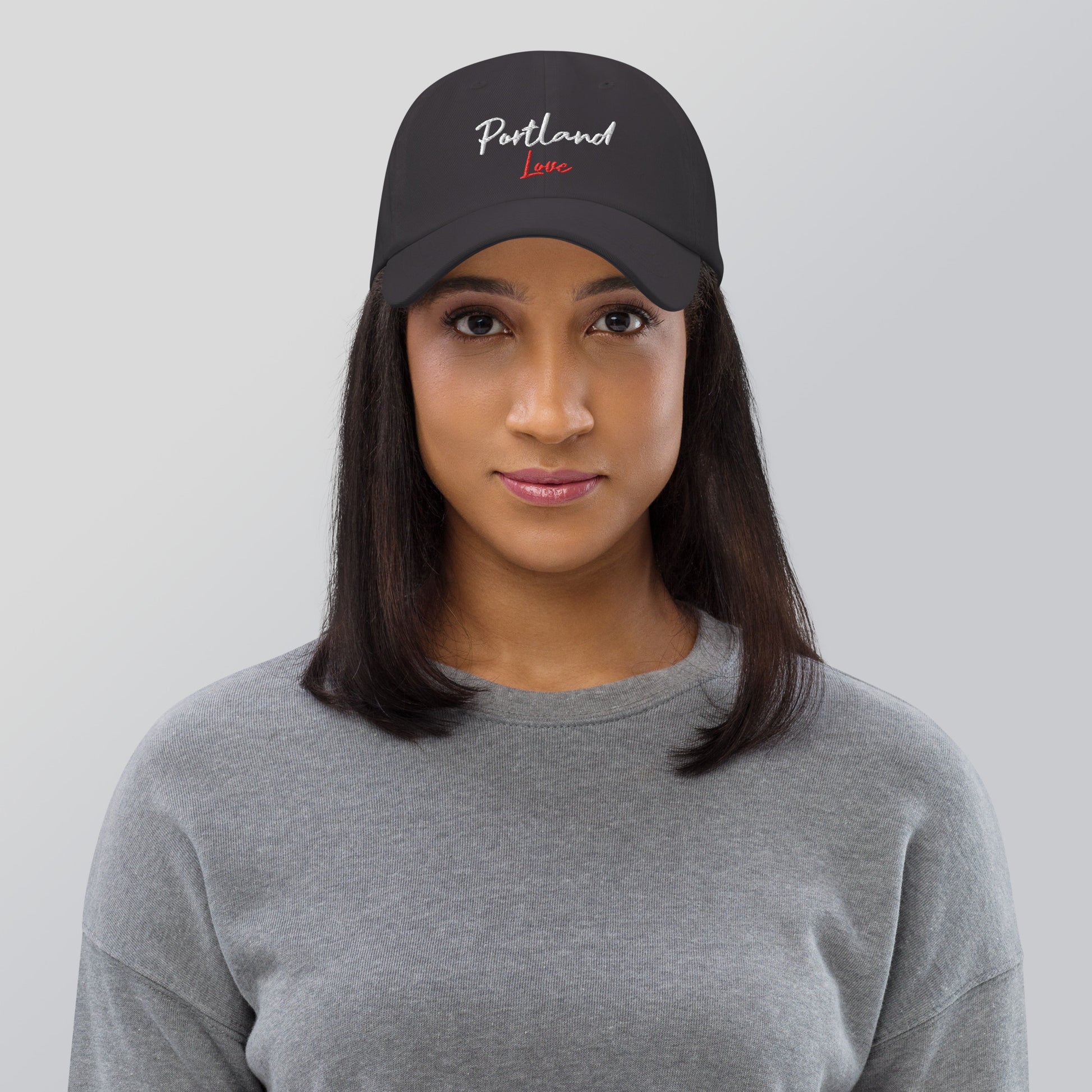 Portland Love Black Marble Dad Hat image 9