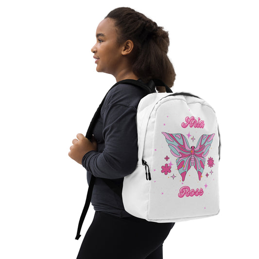 Aria Rose Butterfly Minimalist Backpack image 0