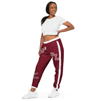 Portland Love Burgundy Logos Unisex Track Pants image 4