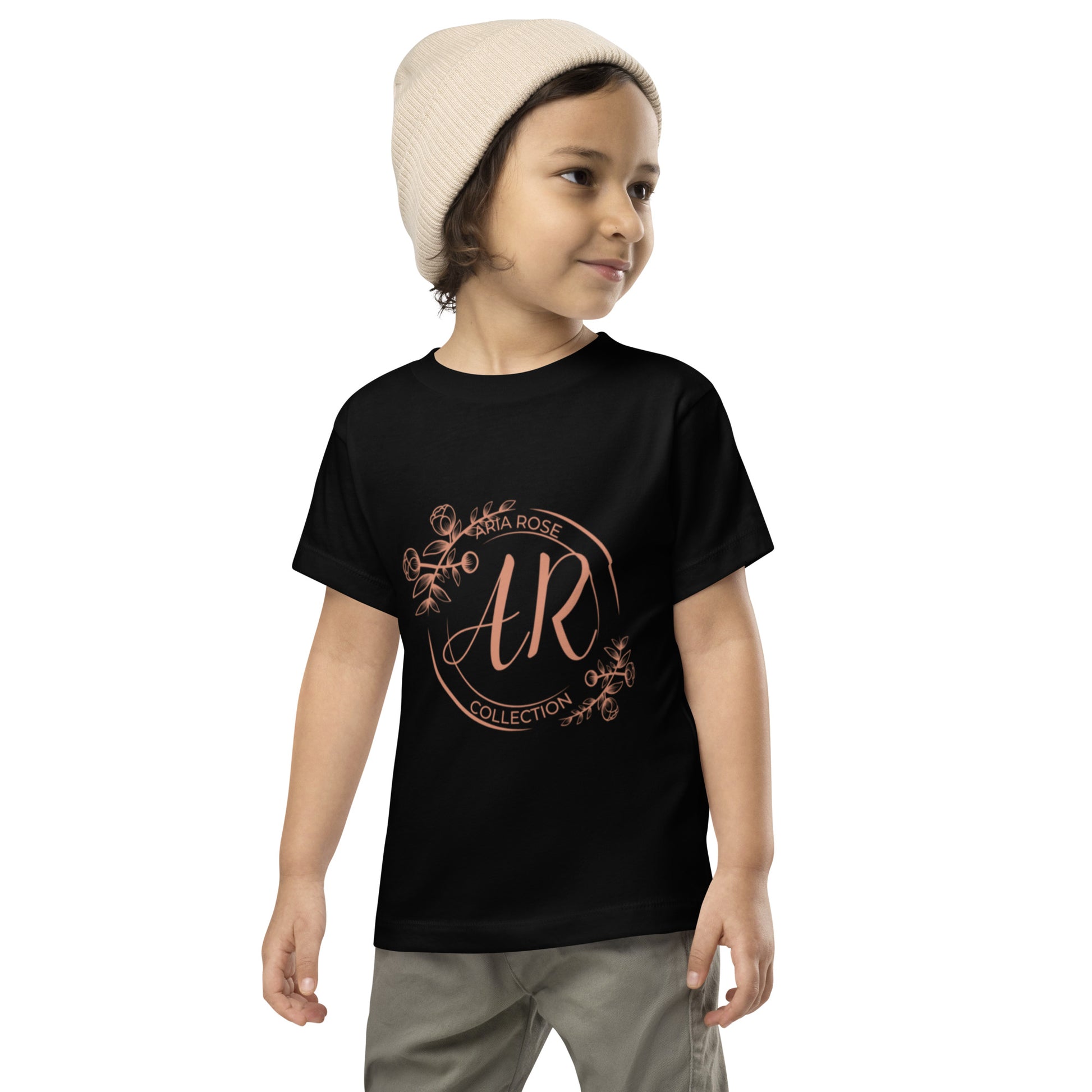 Aria Rose Gold Toddler Short Sleeve Tee image 4