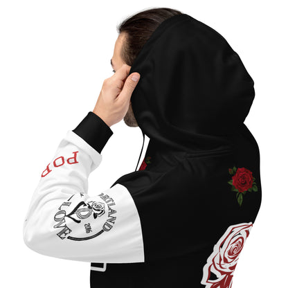 Portland Love Logo Print Unisex Hoodie image 3