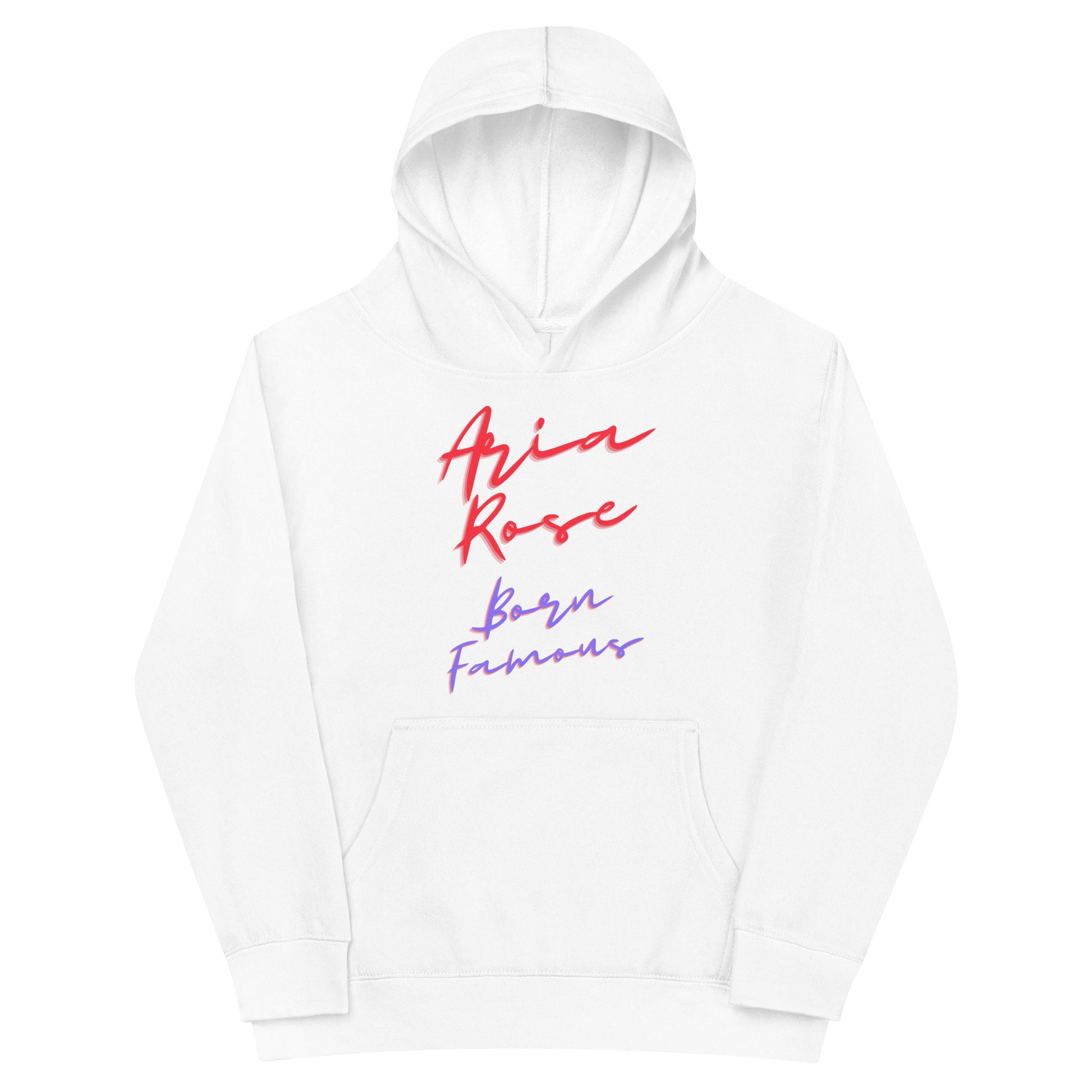 Aria Rose Born Famous Kids Fleece Hoodie image 5
